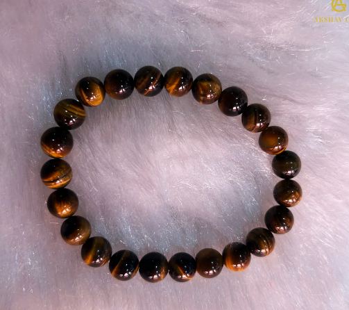 Natural Yellow Tiger Eye Bracele